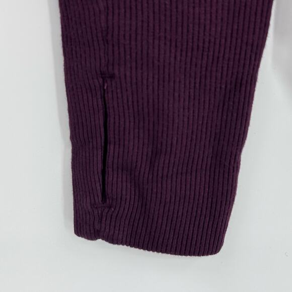 Athleta Coaster Luxe Sweatshirt Deep Crocus Violet Cozy Relaxed Womens Size XXS - Picture 11 of 12
